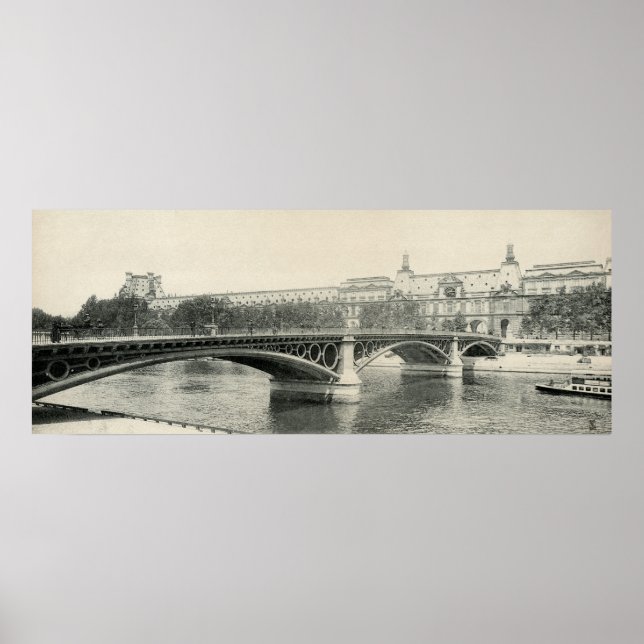 Paris Pont Bridge Poster (Front)