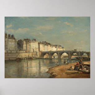 Paris Pont Bridge – Vintage Poster