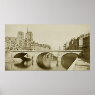 Paris pont Saint-Michel – Notre-Dame – Collard Poster