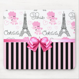 Paris Poodles Mouse Pad
