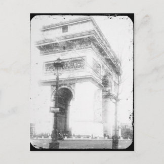 Paris Post Card, Arc de Triomphe, B&W Postcard