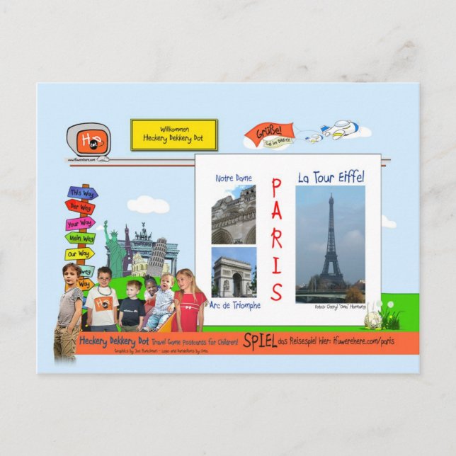 Paris Postcard (Front)