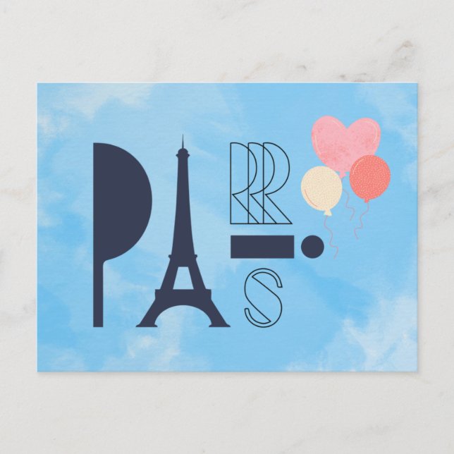 Paris Postcard (Front)