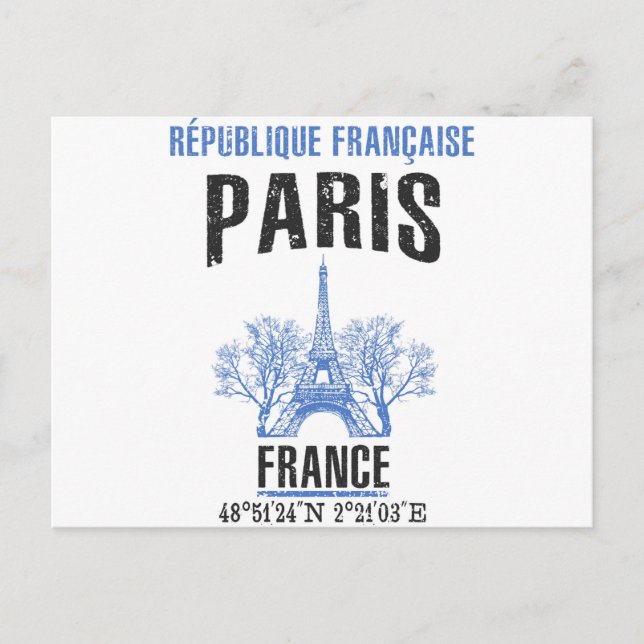 Paris Postcard (Front)