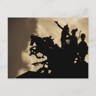 Paris postcards, antique style postcard