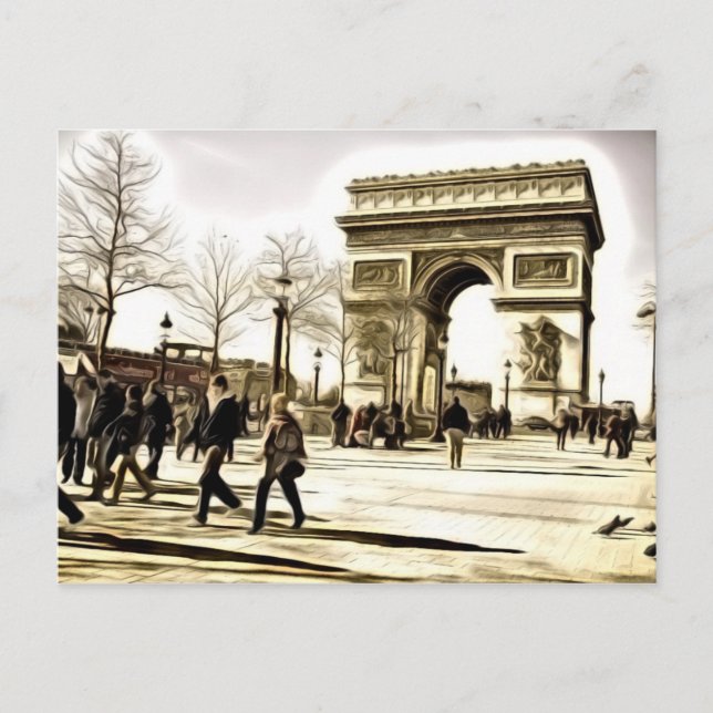 Paris Postcards - Triumph Arch (Front)