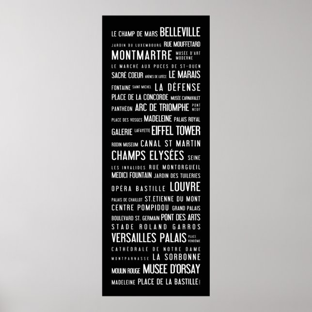 Paris Poster (Front)