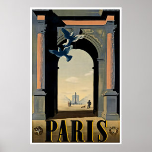 Paris Poster France Wall Art Travel Print (TR57)a