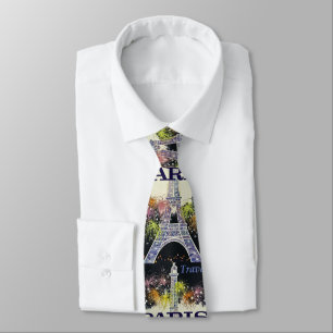 Paris: Poster Neck Tie