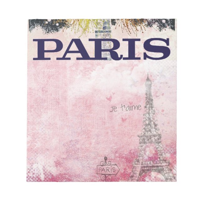 Paris: Poster Notepad (Front)