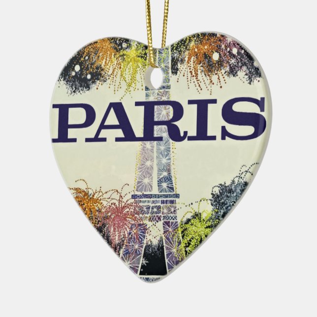 Paris:Poster Ornament (Left)