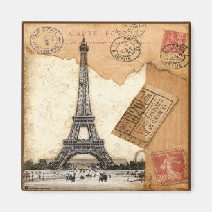 Paris, Postmark Magnet