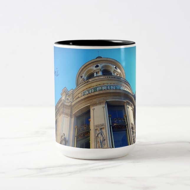 Paris. Printemps Two-Tone Coffee Mug (Center)