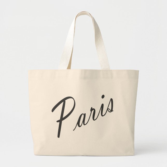 Paris Products! Large Tote Bag (Front)
