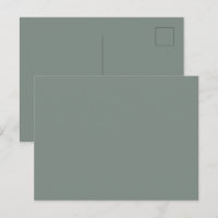 Paris Rain Glossy Postcard for Special Message