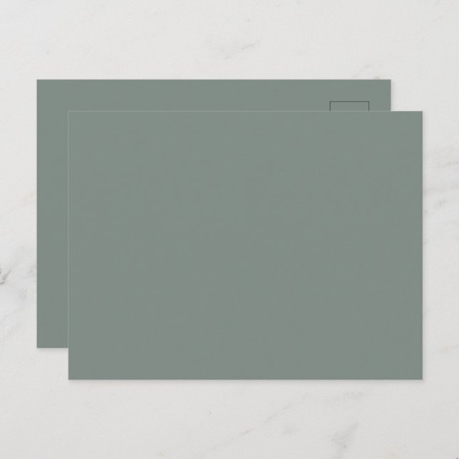 Paris Rain Glossy Postcard for Special Message (Front/Back)