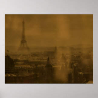 Paris reflection poster