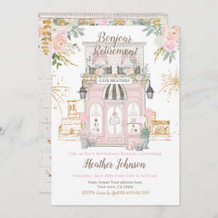 Paris Retirement Party Invitation