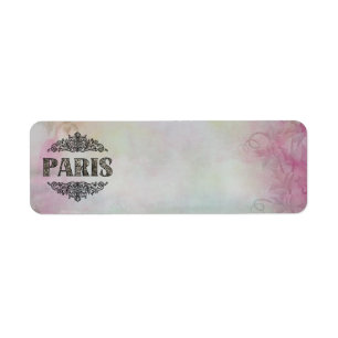 Paris Return Address Label