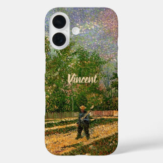 Paris Road with Peasant by Vincent van Gogh iPhone 16 Case