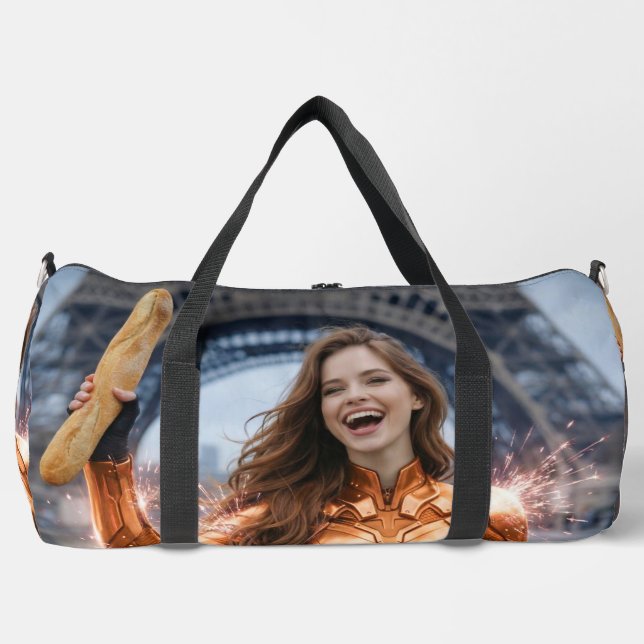 PARIS ROCKS DUFFLE BAG (Front)