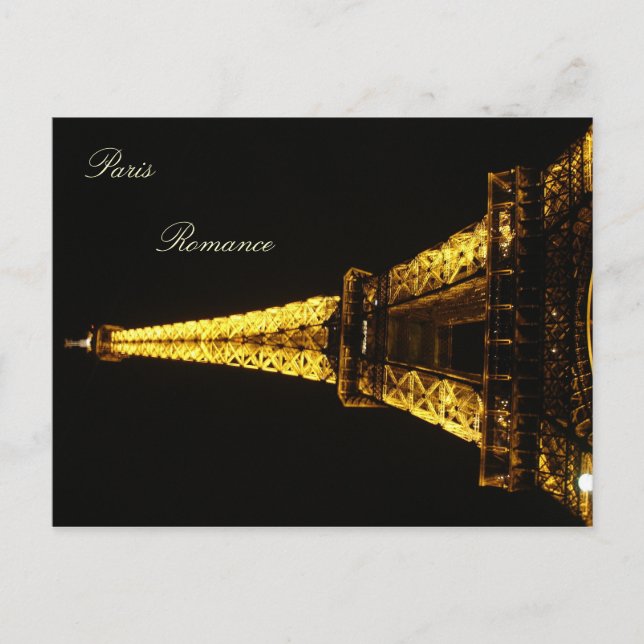 Paris Romance Postcard (Front)