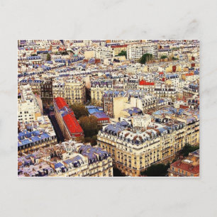 Paris Rooftops Postcard