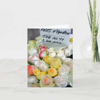 Paris Roses Note Card