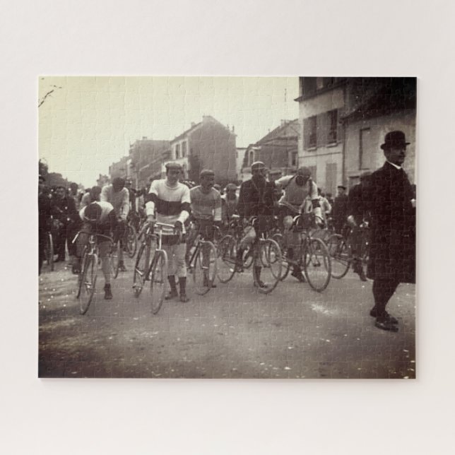 Paris–Roubaix Cycling Race Starting Line1908 Jigsaw Puzzle (Horizontal)
