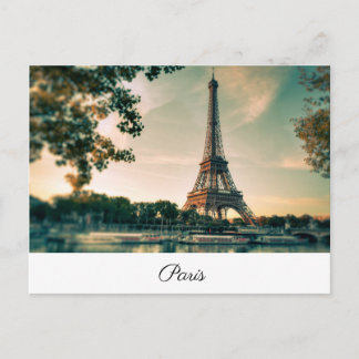 Paris Seine Postcard
