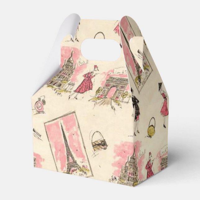 Paris Sights 2 Favour Box (Front Side)