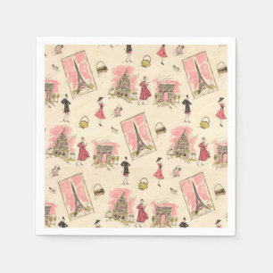 Paris Sights 2 Napkin