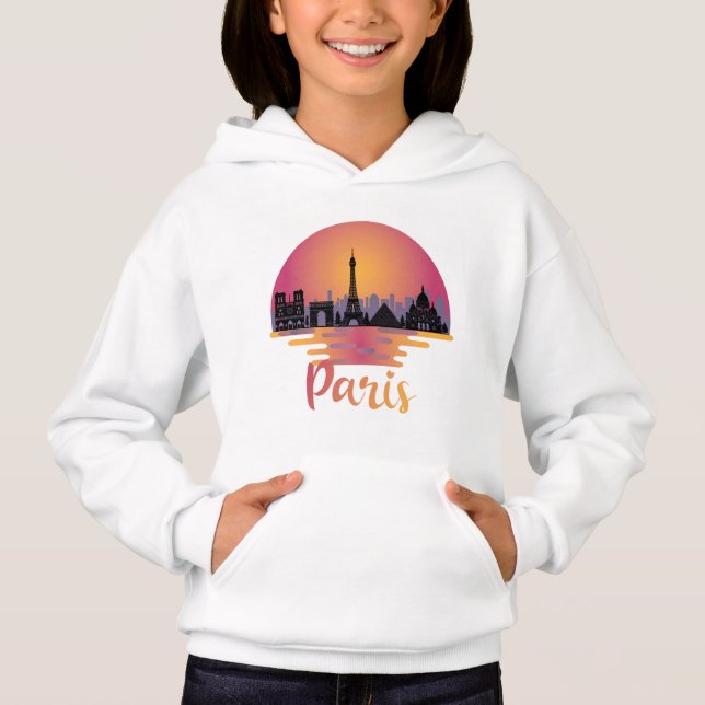 Paris Skyline - France Travel (Front)