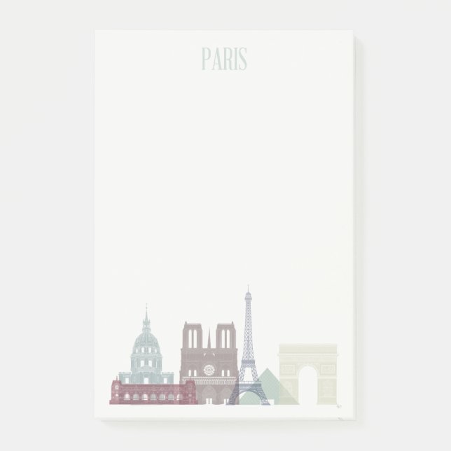 Paris Skyline Post-it Notes (Front)