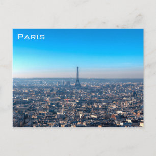 Paris Skyline Postcard