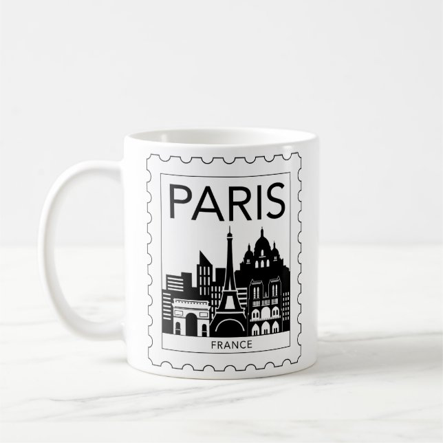 Paris souvenir coffee mug (Left)