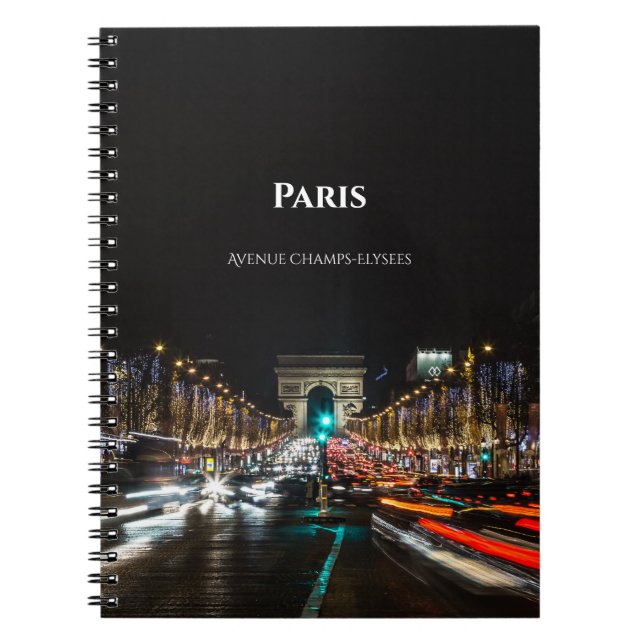 Paris Spiral Photo Notebook (Front)