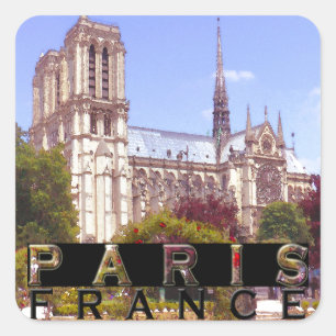 Paris Square Sticker
