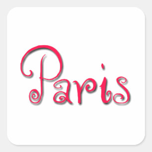 Paris Square Sticker