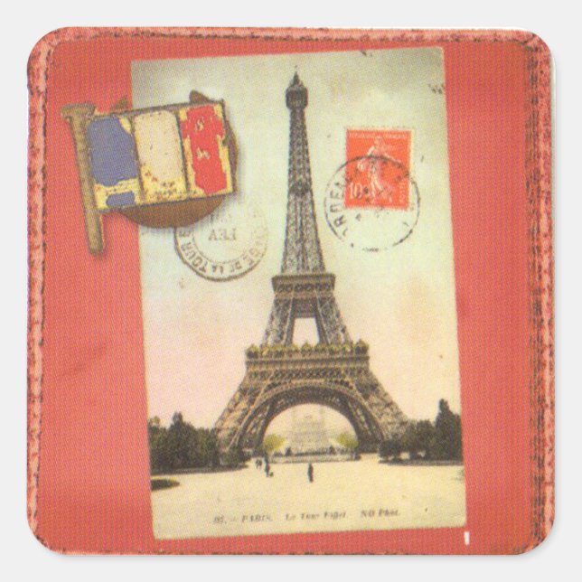 Paris Square Sticker4 Sticker (Front)