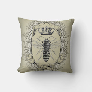 paris steampunk beekeeper french bee queen crown cushion