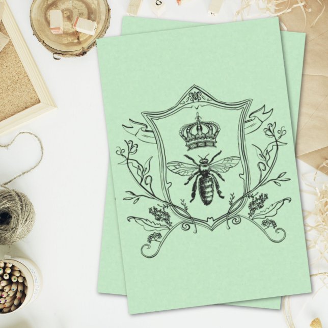 paris steampunk beekeeper french bee queen crown tissue paper (paris steampunk beekeeper french bee queen crown tissue paper)