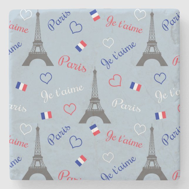 Paris Stone Coaster (Front)