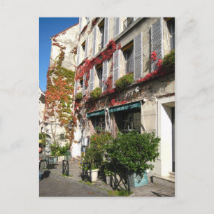 paris street postcard