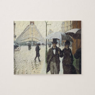 Paris Street, Rainy Day by Caillebotte Jigsaw Puzzle