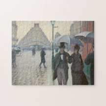 Paris Street; Rainy Day by Caillebotte