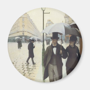 Paris Street, Rainy Day by Caillebotte Magnet