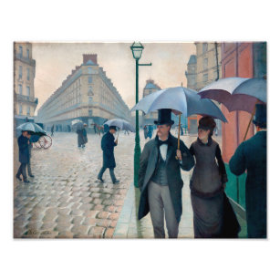 Paris Street Rainy Day   Gustave Caillebotte   Photo Print