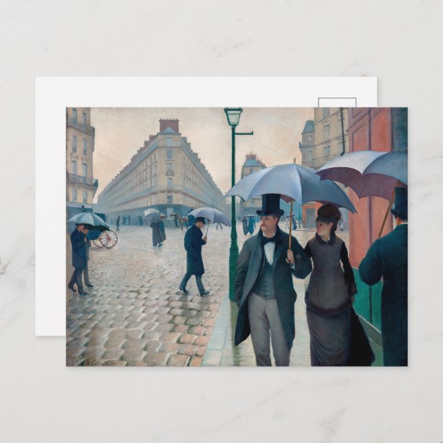 Paris Street Rainy Day | Gustave Caillebotte | Postcard (Front/Back)