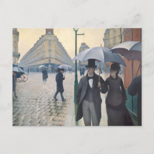 Paris Street; Rainy Day Postcard